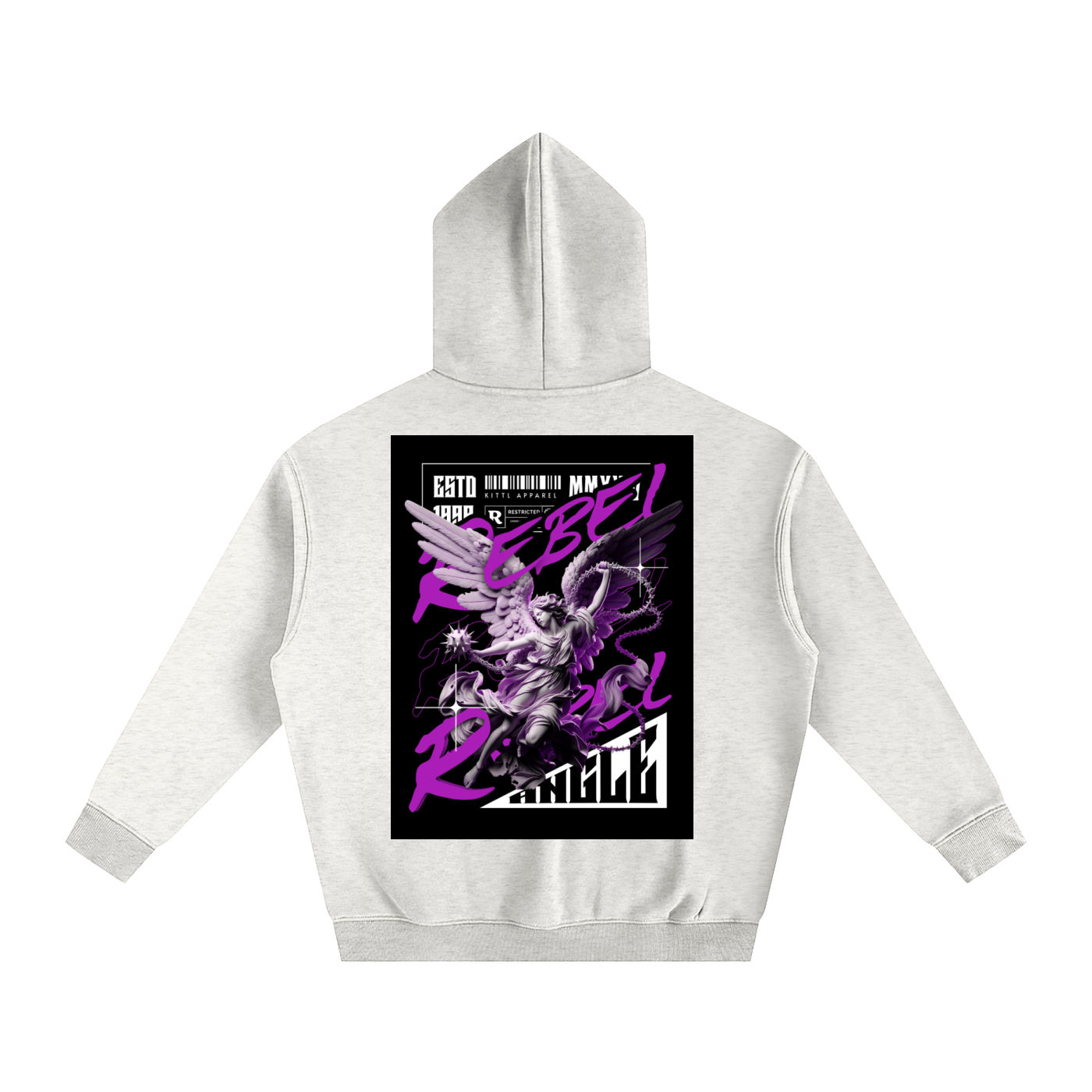 REBEL ANGLE Oversize Fleeced Hoodie