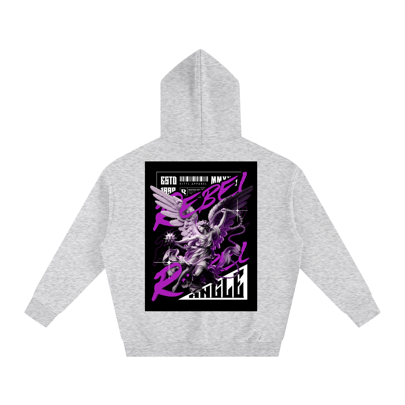 REBEL ANGLE Oversize Fleeced Hoodie