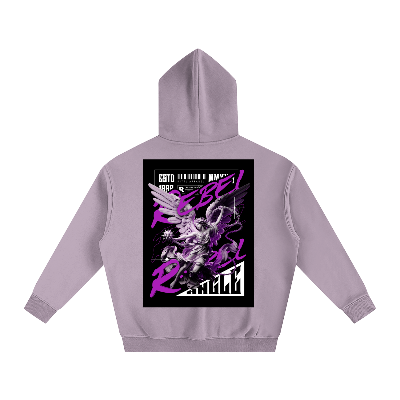 REBEL ANGLE Oversize Fleeced Hoodie