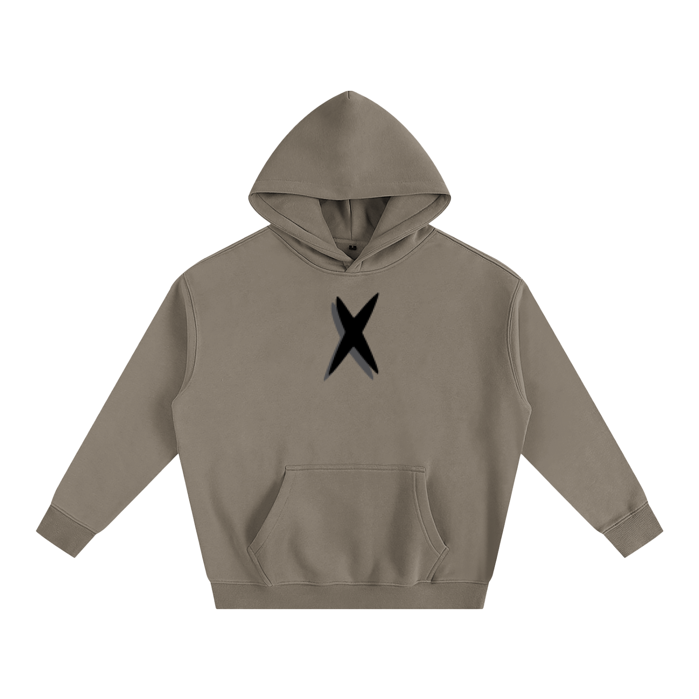 REBEL ANGLE Oversize Fleeced Hoodie