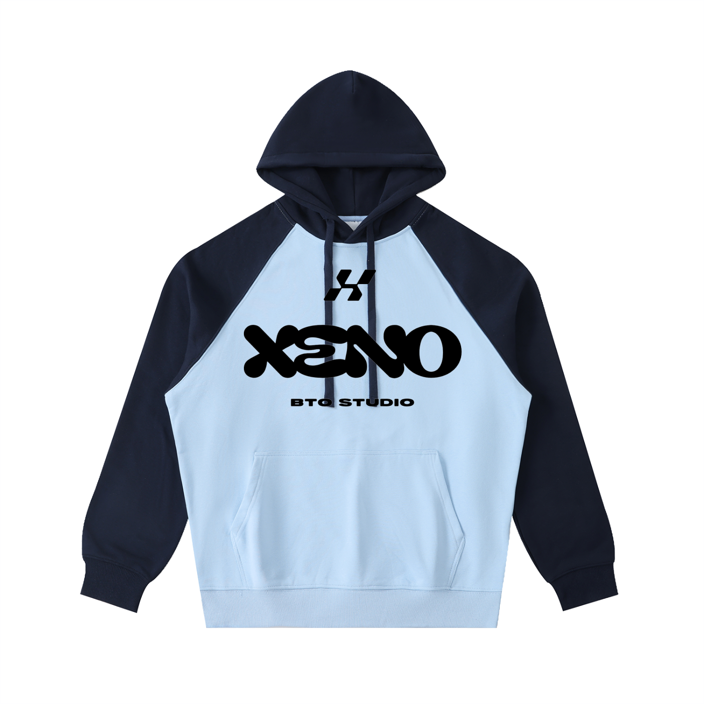XENO  Raglan Sleeve Hoodie