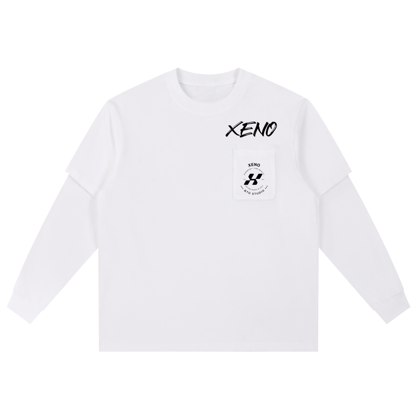 XENO STTYS Long Sleeve Oversized Tee