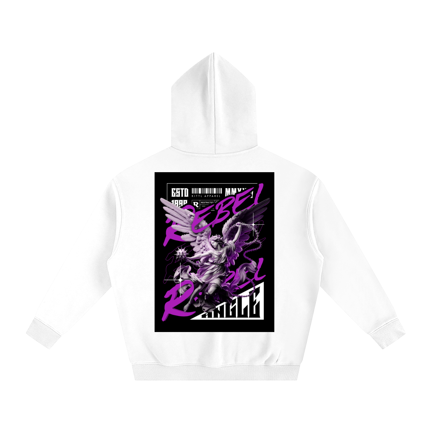 REBEL ANGLE Oversize Fleeced Hoodie