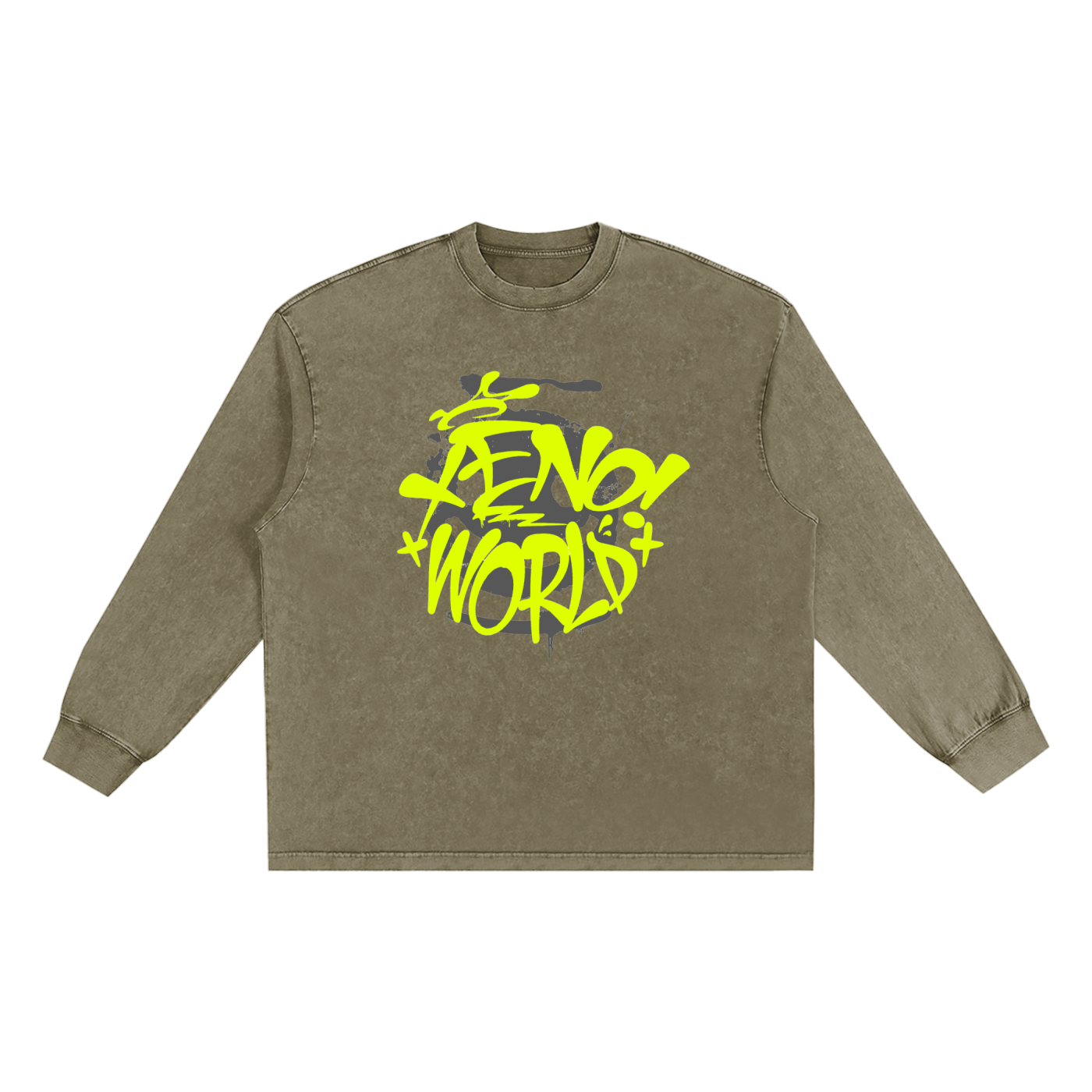XENO WORLD Snow Washed  T-Shirt