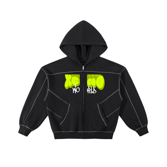 XENO WORLD Fleece Zip Hoodie