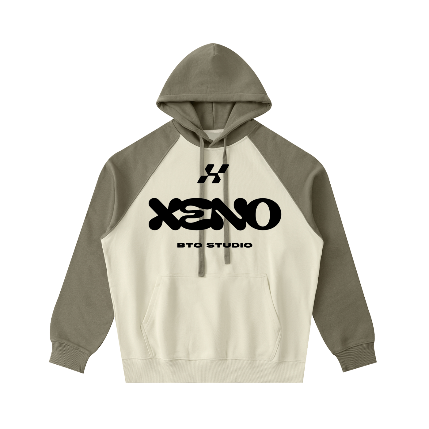 XENO  Raglan Sleeve Hoodie
