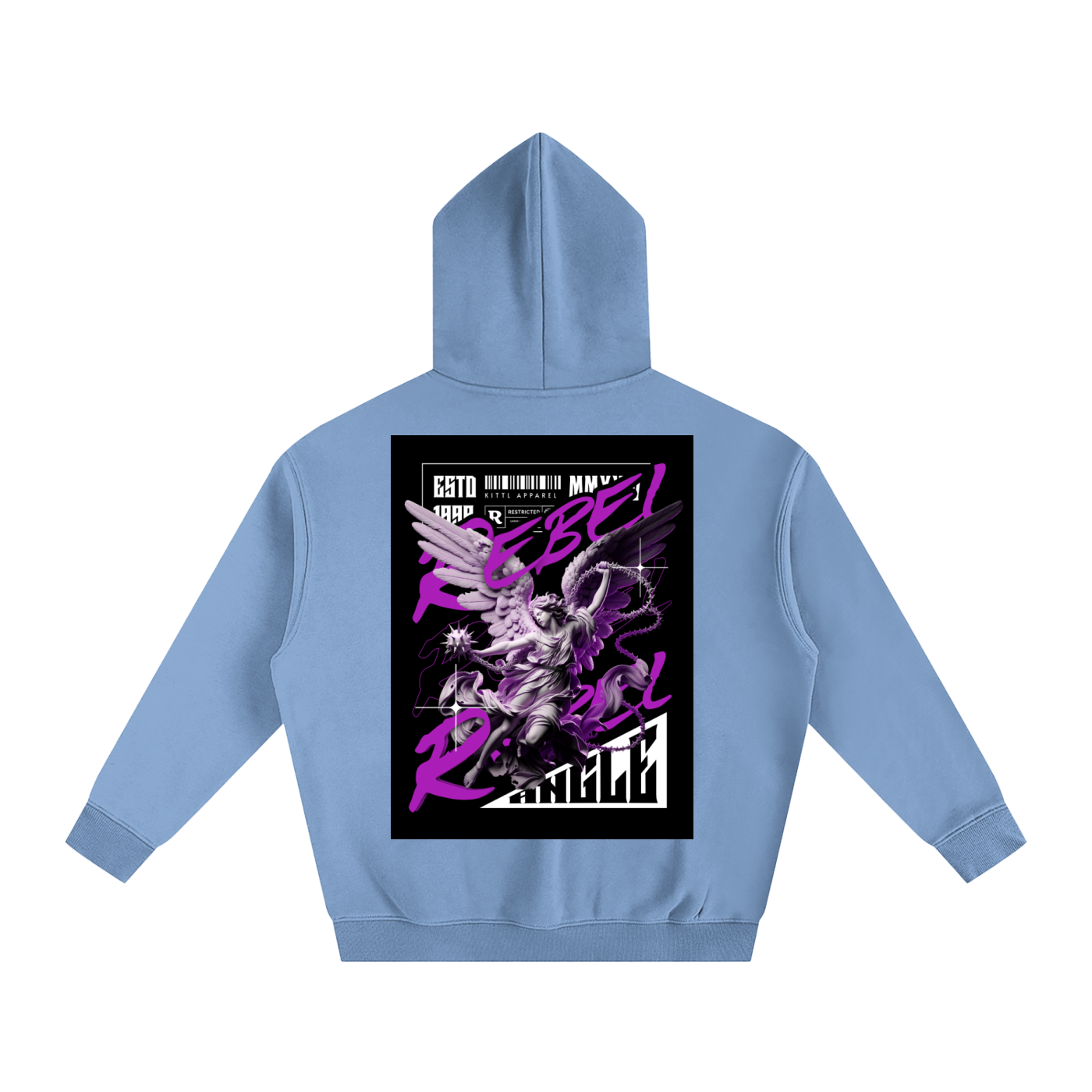 REBEL ANGLE Oversize Fleeced Hoodie